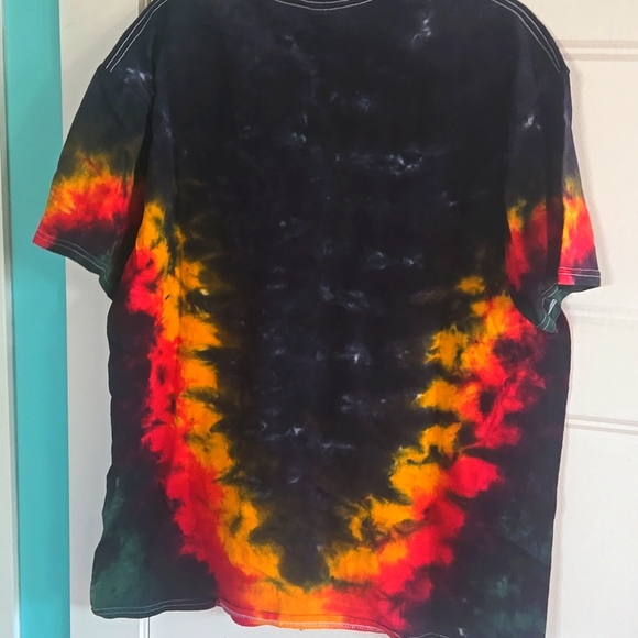 Reggae Rastafari tie dye Jamaican Lion King Crown red orange yellow green Lions - Picture 4 of 6